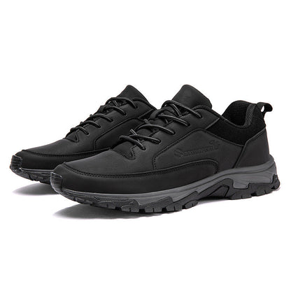 🔥Best Seller-Men's Comfortable Arch Support Shock Absorbing Orthopedic Leather Sneakers
