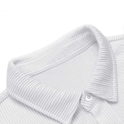Men's Solid Color Comfortable Pit Short Sleeve Shirt