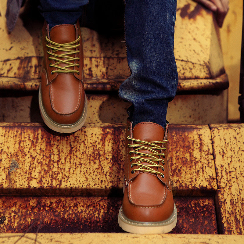 Men's Handmade Waterproof Martin Boots