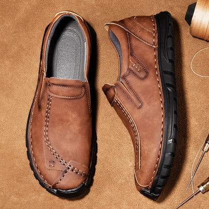 Men Loafers Casual Leather Shoes