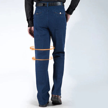 Men’s High Waist Straight Fit Jeans（50% OFF）