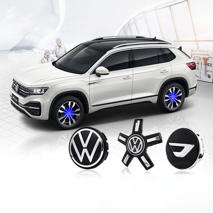 4PCS Self-powered Car Wheel Hub Floating Center Caps