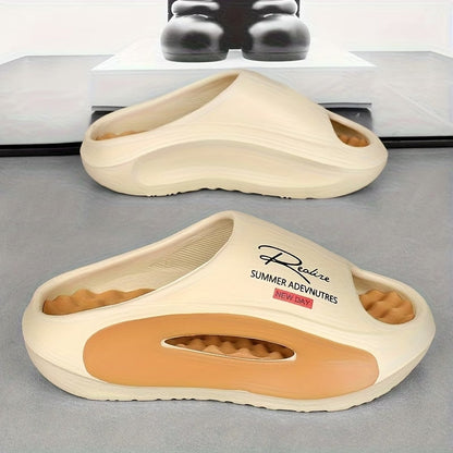 Men's EVA Cloud Slides | Thick-Soled Non-Slip Summer Slippers for Beach & Shower
