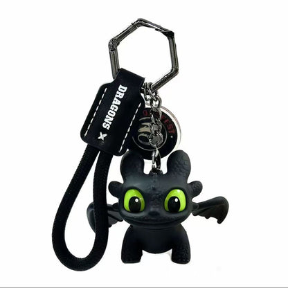Light-Up Toothless Dragon Keychain