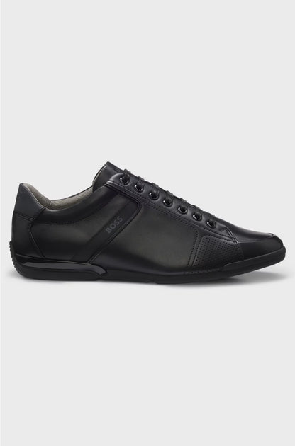 LEATHER TRAINERS WITH ODOUR-CONTROL LINING