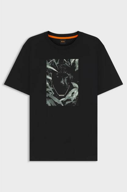 COTTON-JERSEY T-SHIRT WITH ANIMAL GRAPHIC