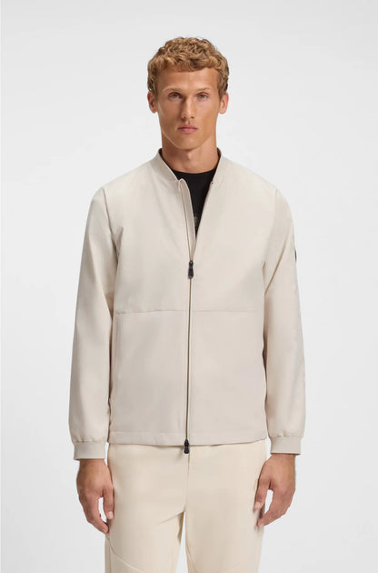 WATER-REPELLENT BOMBER JACKET WITH DOUBLE B MONOGRAM JACQUARD