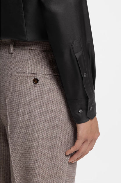 SLIM-FIT SHIRT IN ITALIAN-MADE SILK TWILL
