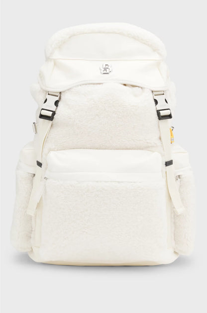 B-ICON BACKPACK WITH TEDDY TRIMS