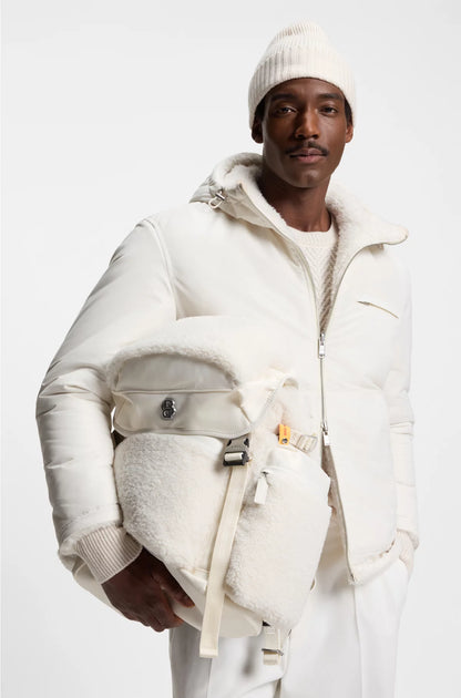 B-ICON BACKPACK WITH TEDDY TRIMS