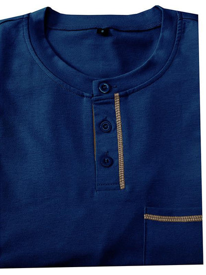 Men's Fashion Cotton Short Sleeve Polo Shirt