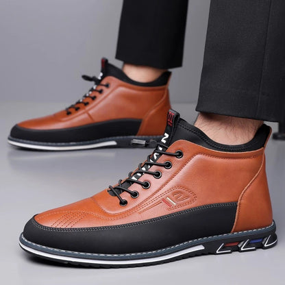 Men’s Classic Leather Business & Casual Shoes – Comfortable Everyday Wear
